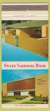 Matchbook Cover - State National Bank Florence GA? 30 Strike