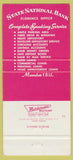 Matchbook Cover - State National Bank Florence GA? 30 Strike