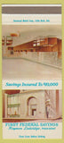 Matchbook Cover - First Federal Savings AR? 30 Strike