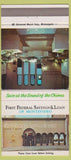 Matchbook Cover - First Federal Saving Loan Montevideo MN 30 Strike