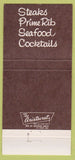 Matchbook Cover - Foundry Restaurant Houston TX 30 Strike