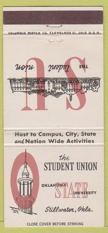 Matchbook Cover - Oklahoma State University Stillwater OK OSU Cowboys 30 Strike