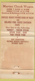 Matchbook Cover - Marina Chuck Wagon San Francisco CA WEAR 30 Strike
