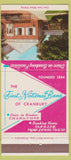 Matchbook Cover - First National Bank Cranbury NJ  30 Strike