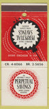 Matchbook Cover - Perpetual Savings Loan Beverly Hills CA 30 Strike