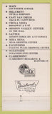 Matchbook Cover - First Federal Savings San Diego CA Santee Mira Mesa 30 Strike