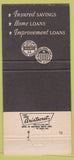 Matchbook Cover - First Federal Savings Loan San Diego CA 30 Strike