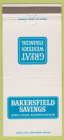 Matchbook Cover - Bakersfield CA Savings Loan 30 Strike