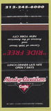 Matchbook Cover - Harley Davidson motorcycles Cafe New York City 30 Strike