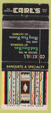 Matchbook Cover - Carl's Restaurant Los Angeles CA WORN 30 Stick