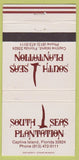 Matchbook Cover - South Seas Plantation Captiva Island FL 30 Strike