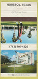 Matchbook Cover - Cameron Rec Facility golf tennis Houston TX 30 Strike