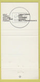 Matchbook Cover - Cameron Rec Facility golf tennis Houston TX 30 Strike