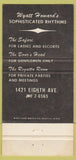 Matchbook Cover - Seattle Town and Country Club WA 30 Strike