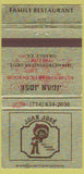 Matchbook Cover - Juan Jose Family Restaurant Orange CA 30 Strike