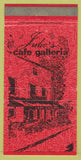 Matchbook Cover - Julio's Cafe Galleria Hollywood CA orange 30 Strike