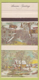 Matchbook Cover - Parker's Restaurant New Orleans LA Christmas 30 Strike