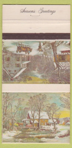 Matchbook Cover - Parker's Restaurant New Orleans LA Christmas 30 Strike