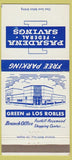 Matchbook Cover - Pasadena Federal Savings CA 30 Strike