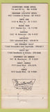 Matchbook Cover Great Western Savings Bank Gardena Lakewood Venice CA 30 Strike