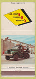 Matchbook Cover - Crooker Building Supply concrete Clearwater FL 30 Strike