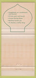 Matchbook Cover - The Saxony Miami Beach FL 30 Strike