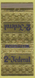 Matchbook Cover - 2nd Federal Savings Loan Pittsburgh PA 30 Strike