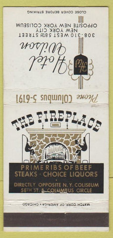 Matchbook Cover - Hotel Wilson NYC WEAR 30 Strike