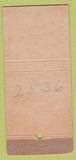Matchbook Cover - Chez Vito Yonkers NY WEAR 30 Strike