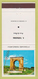 Matchbook Cover - Fosforera Espanola Spain Tarragona Arco de Bara 30 Strike