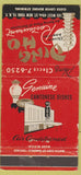 Matchbook Cover - Ding Ho Chinese Restaurant NYC WORN 30 Strike