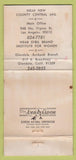 Matchbook Cover - Nardoni Insurance Los Angeles CA Bail Bonds POOR 30 Strike