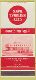 Matchbook Cover - City National Bank Tulsa OK 30 Strike