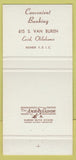 Matchbook Cover - Community Bank Trust Enid OK 30 Strike