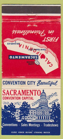 Matchbook Cover - Sacramento CA Tourism WEAR 30 Strike