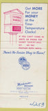 Matchbook Cover - Columbia Banking Rochester Newark NY WEAR 30 Strike