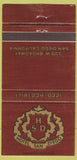 Matchbook Cover - Hotel San Diego CA 30 Strike
