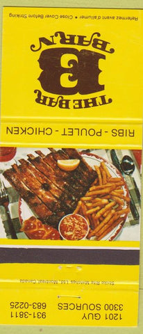Matchbook Cover - The Bar Barn Montreal QC 30 Strike