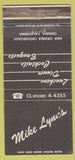 Matchbook Cover - Mike Lynn's Orinda CA WORN 30 Strike