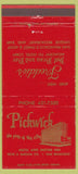 Matchbook Cover - Pickwick Hotel San Francisco CA 30 Strike