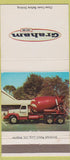 Matchbook Cover - Graham Concrete El Monte Redondo Long Beach CA 30 Strike