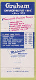Matchbook Cover - Graham Concrete El Monte Redondo Long Beach CA 30 Strike