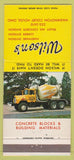Matchbook Cover - Wilson's Concrete Washington Court House OH 30 Strike