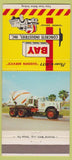 Matchbook Cover - Bay Concrete Industries Tampa FL 30 Strike