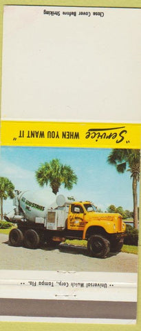 Matchbook Cover - Keys Industries Concrete ST Petersburg FL 30 Strike