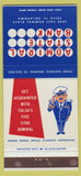Matchbook Cover - Admiral State Bank Tulsa OK 30 Strike