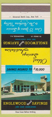 Matchbook Cover - Englewood Mutual Savings Loan NJ 30 Strike