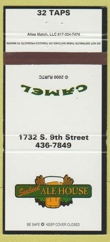 Matchbook Cover - Soulard Ale House St Louis MO Camel Cigarettes 30 Strike