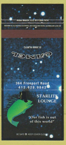 Matchbook Cover - Starlite Lounge Blawnox PA Camel Cigarettes 30 Strike