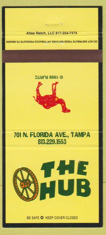Matchbook Cover - The Hub Tampa FL Camel Cigarettes 30 Strike